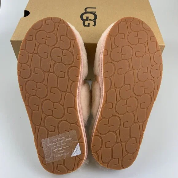 NIB UGG Woman Dalla UGG Metal Graphic Slippers Size US5 - Picture 7 of 11